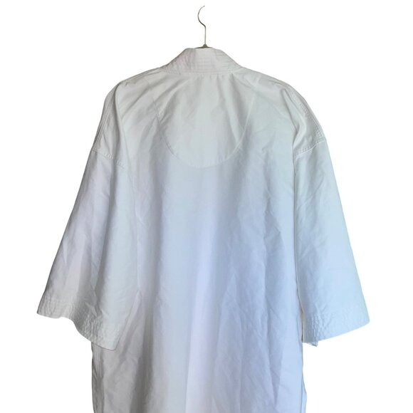 Majestic International Mens Kimono Robe Size XXL White Chamois Casual New - Picture 11 of 13